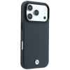 BMW Kevlar Metal Logo MagSafe puzdro pre Apple iPhone 18 Pro / 17 Pro, antracitové