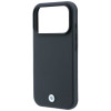 BMW Kevlar Metal Logo MagSafe puzdro pre Apple iPhone 18 Pro / 17 Pro, antracitové