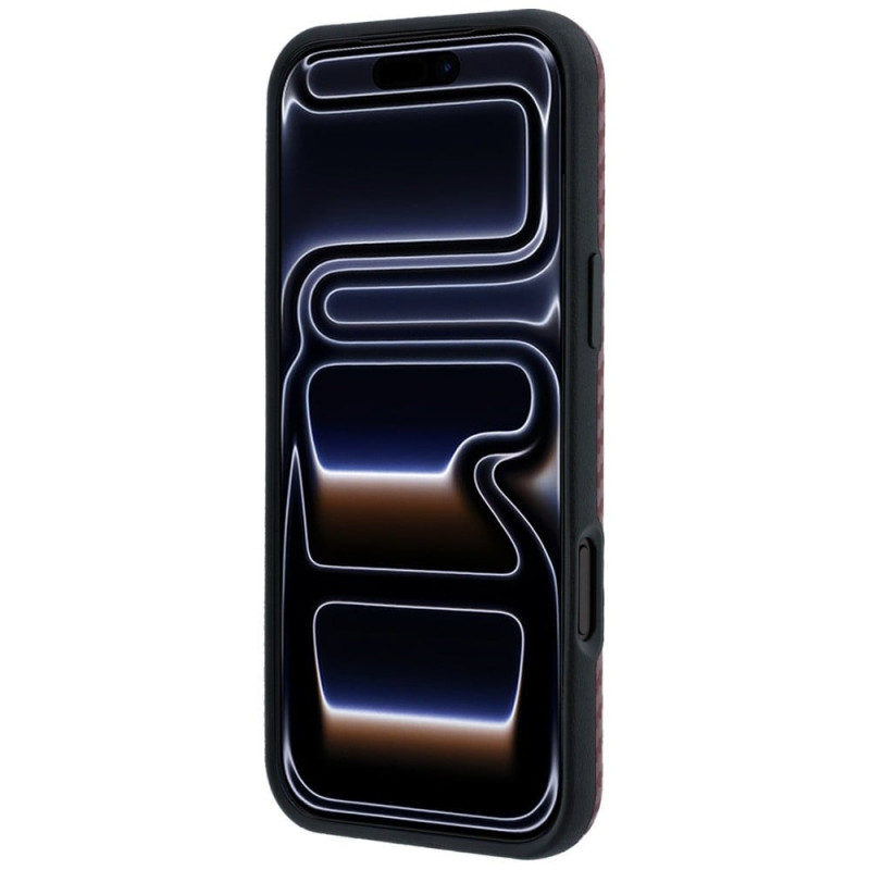 BMW M Carbon Printed Ring MagSafe puzdro pre Apple iPhone 18 Pro Max / 17 Pro Max, červené