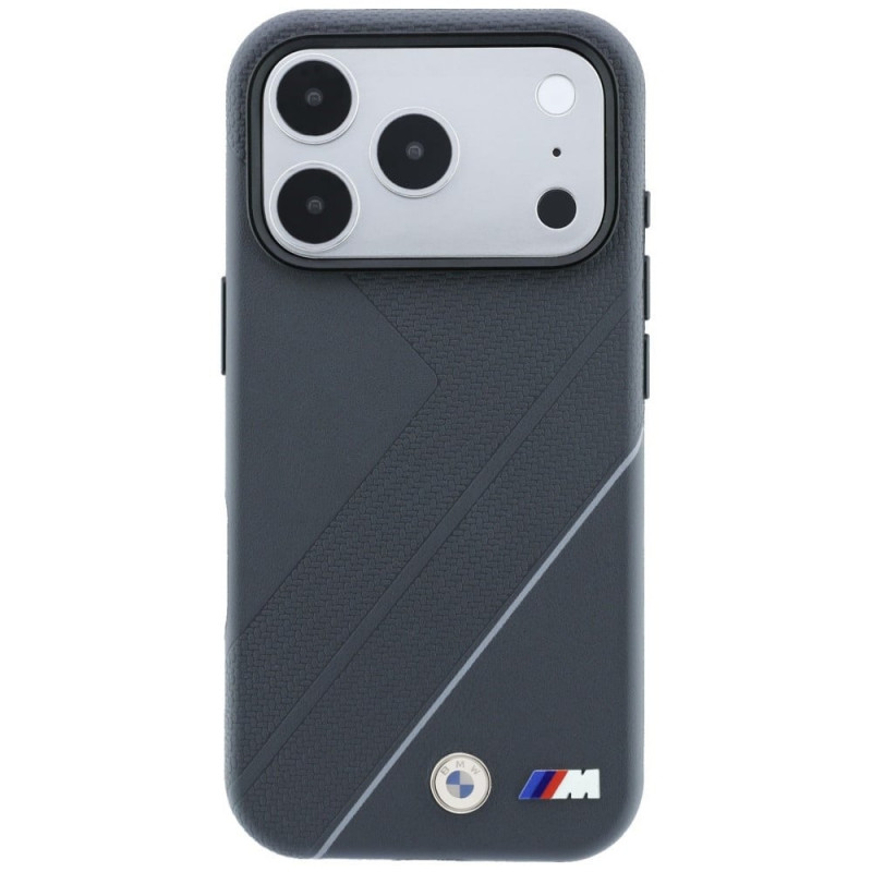 BMW M Tire Track with Silver Line MagSafe puzdro pre Apple iPhone 18 Pro Max / 17 Pro Max, antracitové