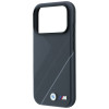 BMW M Tire Track with Silver Line MagSafe puzdro pre Apple iPhone 18 Pro Max / 17 Pro Max, antracitové
