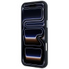 BMW Quilted Pattern Metal Logo puzdro a peňaženka pre Apple iPhone 18 Pro Max / 17 Pro Max, čierna