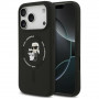 Karl Lagerfeld Silikónové puzdro Karl&Choupette Ring MagSafe pre Apple iPhone 18 Pro Max / 17 Pro Max, čierne