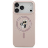 Karl Lagerfeld Silikónové puzdro Karl&Choupette Ring MagSafe pre Apple iPhone 18 Pro Max / 17 Pro Max, ružové