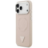 Guess puzdro Triangle Logo MagSafe pre Apple iPhone 18 Pro Max / 17 Pro Max, ružové