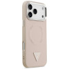 Guess puzdro Triangle Logo MagSafe pre Apple iPhone 18 Pro Max / 17 Pro Max, ružové