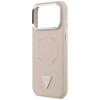 Guess puzdro Triangle Logo MagSafe pre Apple iPhone 18 Pro Max / 17 Pro Max, ružové