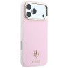 Guess Saffiano Small 4G & Classic Logo MagSafe puzdro pre Apple iPhone 18 Pro / 17 Pro, ružové