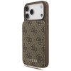 Guess 4G Cardslots & Magnetic Closure Crossbody puzdro pre Apple iPhone 18 Pro / 17 Pro, hnedé