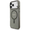 Guess IML Glitter Pearl Strap MagSafe puzdro pre Apple iPhone 18 Pro Max / 17 Pro Max, čierne