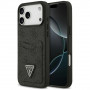 Guess 4G Double Card Triangle puzdro na Apple iPhone 18 Pro Max / 17 Pro Max, čierne