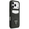 Guess 4G Double Card Triangle puzdro na Apple iPhone 18 Pro / 17 Pro, čierne