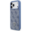 Guess 4G Double Card Triangle puzdro na Apple iPhone 18 Pro Max / 17 Pro Max, modré