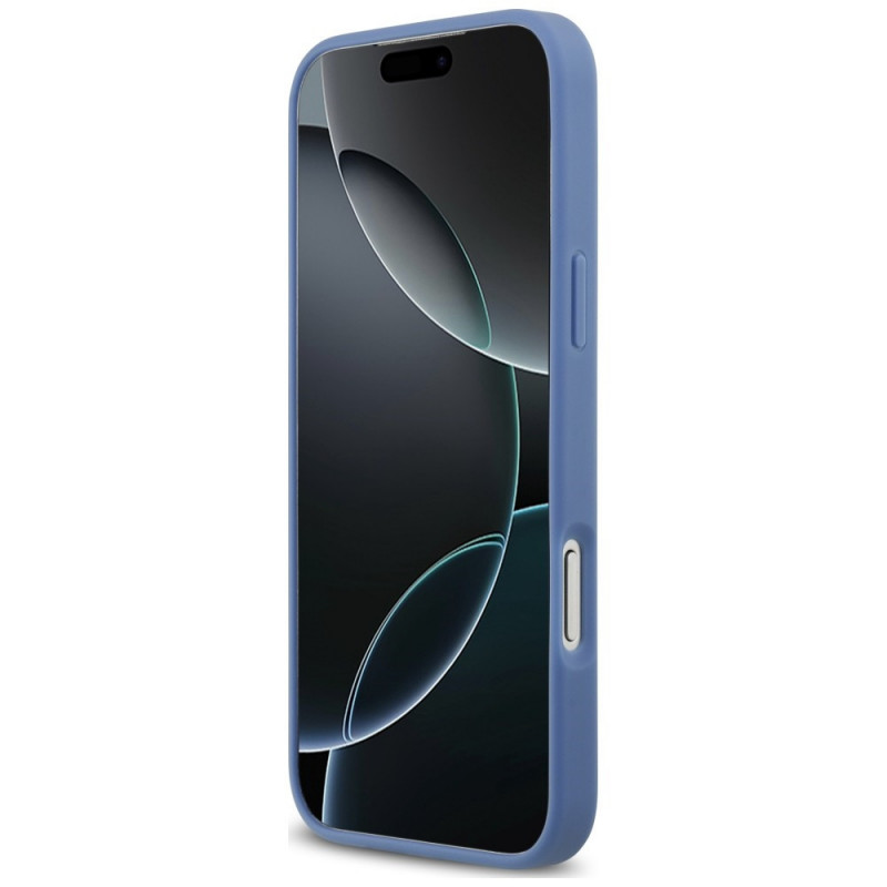 Guess 4G Double Card Triangle puzdro na Apple iPhone 18 Pro Max / 17 Pro Max, modré