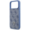Guess 4G Double Card Triangle puzdro na Apple iPhone 18 Pro Max / 17 Pro Max, modré