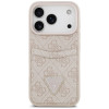 Guess 4G Double Card Triangle puzdro pre Apple iPhone 18 Pro Max / 17 Pro Max, ružové