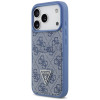 Guess 4G Double Card Triangle puzdro pre Apple iPhone 18 Pro / 17 Pro, modré