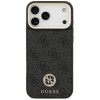 Guess 4G Strass Logo MagSafe puzdro pre Apple iPhone 18 Pro Max / 17 Pro Max, čierne