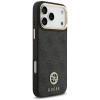 Guess 4G Strass Logo MagSafe puzdro pre Apple iPhone 18 Pro Max / 17 Pro Max, čierne
