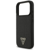 Guess Croco Triangle Logo MagSafe puzdro pre Apple iPhone 18 Pro Max / 17 Pro Max, čierne