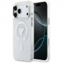 Guess IML Gradient Triangle Logo MagSafe puzdro pre Apple iPhone 18 Pro Max / 17 Pro Max, transparentné