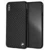 BMW BMHCI65MBC Signature Carbon pevné puzdro pre Apple iPhone XS Max, čierne