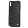 BMW BMHCI65MBC Signature Carbon pevné puzdro pre Apple iPhone XS Max, čierne