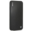 BMW BMHCI65MBC Signature Carbon pevné puzdro pre Apple iPhone XS Max, čierne