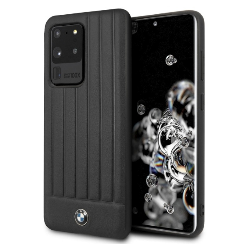 BMW BMHCS69POCBK Signature Hardcase pre Samsung Galaxy S20 Ultra, čierny