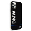 BMW BMHCP12MPCUBBK Signature Printed Logo Hardcase pre Apple iPhone 12 / 12 Pro, čierny