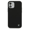 BMW BMHCP12SSILBK Silicone Signature Hardcase pre Apple iPhone 12 mini, čierny