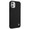BMW BMHCP12SSILBK Silicone Signature Hardcase pre Apple iPhone 12 mini, čierny