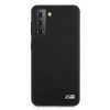 BMW BMHCS21MMSILBK Silicone M Collection puzdro pre Samsung Galaxy S21+, čierne