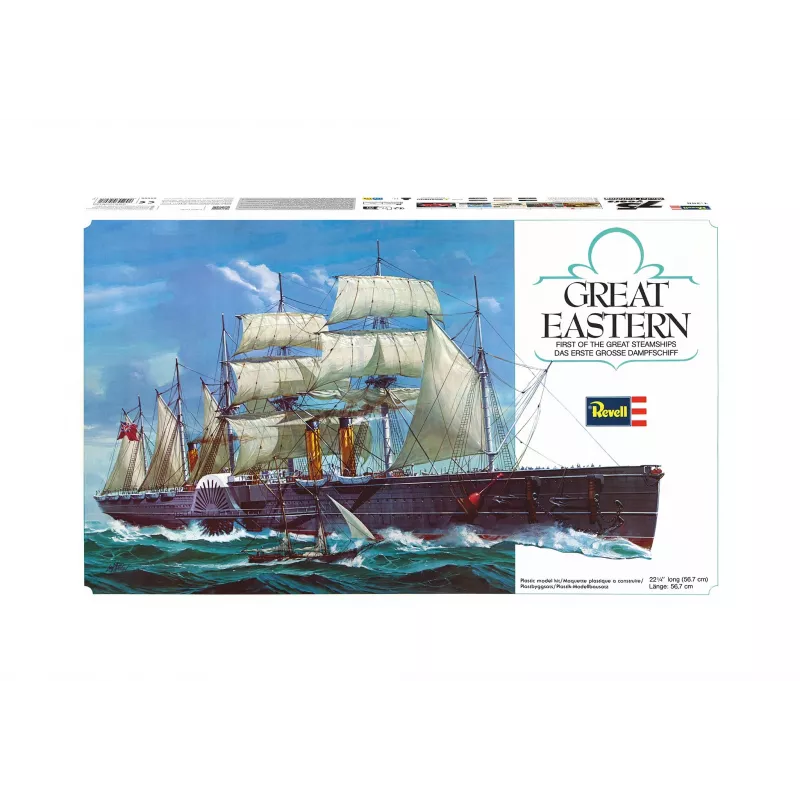 Stavebnica modelu lode Revell 05608 Great Eastern, 75 rokov, 1:388