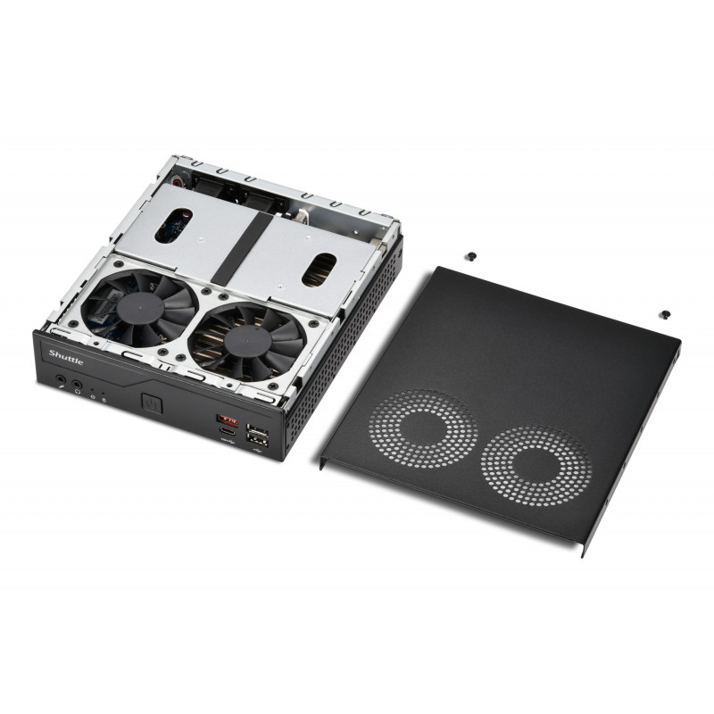 Shuttle DH810 XPC Slim Barebone Mini PC, LGA1851, 8 GB DDR5 RAM