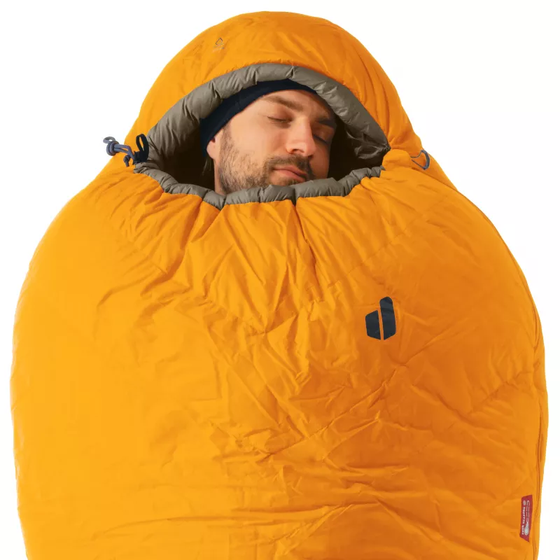 Deuter Astro Pro 800 páperový spací vak, -16 °C / 3 °F, magma/titanium