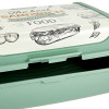 keeeper Carla Midi Lunch Box Space Tour, nordic green, Deco-Click-Box, PP (1 ks)