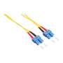LogiLink FP0SC10 optický patch kábel SC/SC OS2 9/125 µm duplex, 10 m, žltý