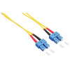 LogiLink FP0SC10 optický patch kábel SC/SC OS2 9/125 µm duplex, 10 m, žltý