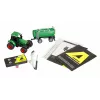 Kovový traktor Amewi s cisternovým prívesom, 1:64, RTR, zelený