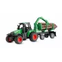 Kovový traktor Amewi s lesným návesom, 1:64, RTR, zelený