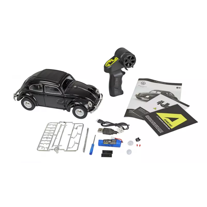 RC auto Amewi VW Typ 1 1950 Beetle, 1:16, RTR, čierne