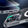 ESR Classic Pro Set HaloLock MagSafe puzdro s tvrdeným sklom pre Apple iPhone 16 Pro Max, priehľadné