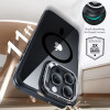 ESR Classic Hybrid Kickstand HaloLock MagSafe puzdro s tvrdeným sklom pre Apple iPhone 16 Pro, priehľadné/čierne