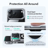 ESR Classic Hybrid Kickstand MagSafe puzdro pre Apple iPhone 17 Pro Max, priehľadné