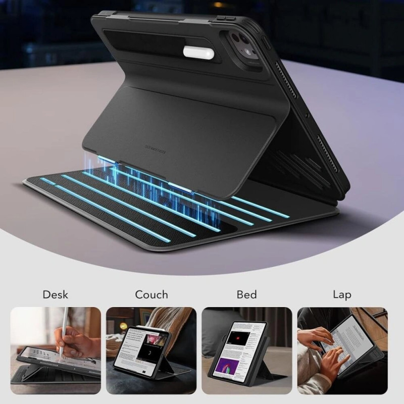 ESR Flip Hybrid puzdro pre Apple iPad Pro 13" 2024/2025, ESR952, čierne