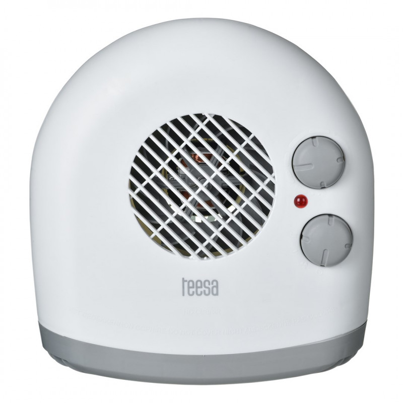 Teesa TSA8027 elektrický ventilátorový ohrievač, interiérový, biely, 1000/2000 W
