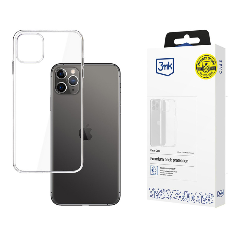 Puzdro 3MK Clear Case pre Apple iPhone 11 Pro Max, transparentné