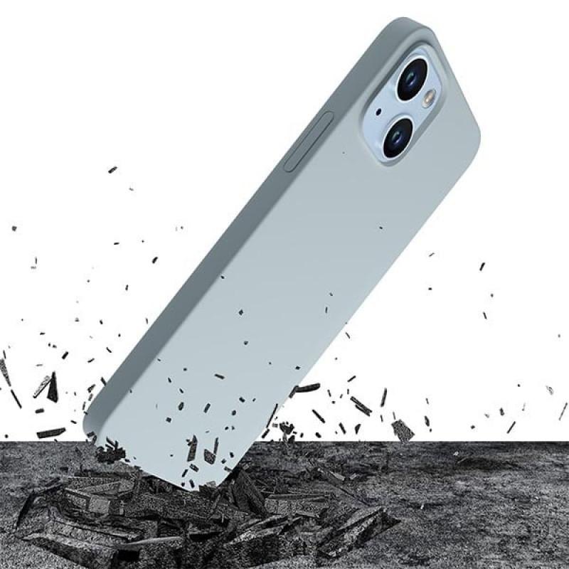 3MK Hardy Case MagSafe puzdro na Apple iPhone 14 Plus / 15 Plus, silikónové, modré
