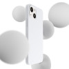 3MK Hardy Case MagSafe puzdro na Apple iPhone 14 Plus / 15 Plus zo silikónu, biele